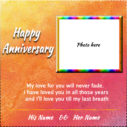 Anniversary Card Maker Online