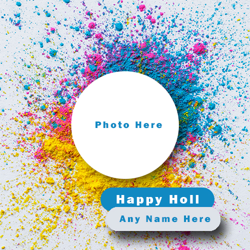 holi photo frame editor