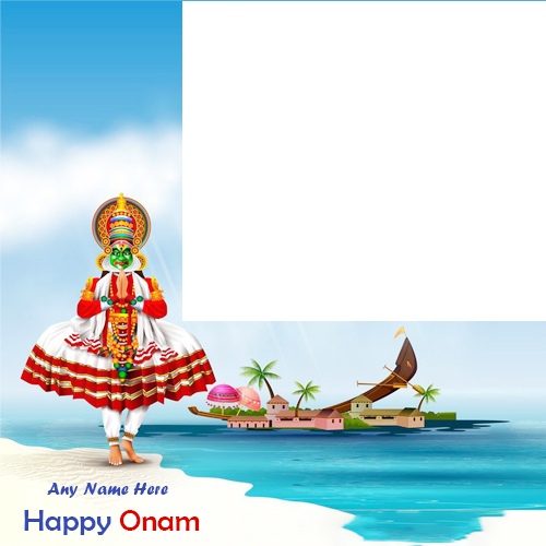 Happy Onam 2025 Photo Frame Online Editing