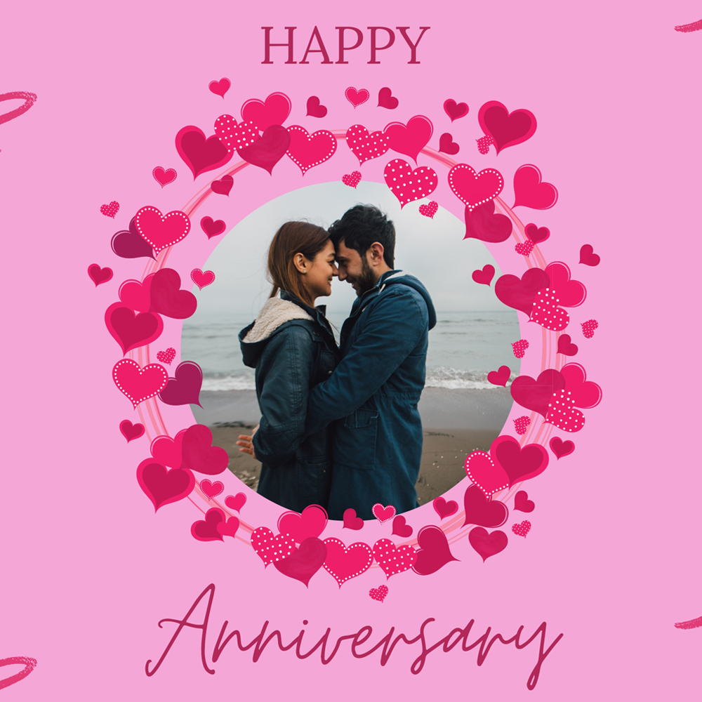 Happy Marriage Anniversary Love Card Images With Photo