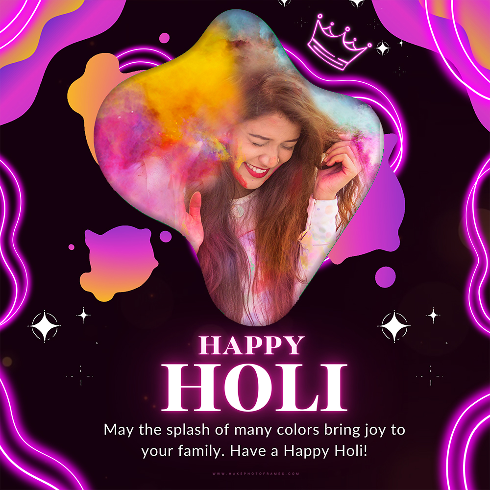 holi photo frame editor