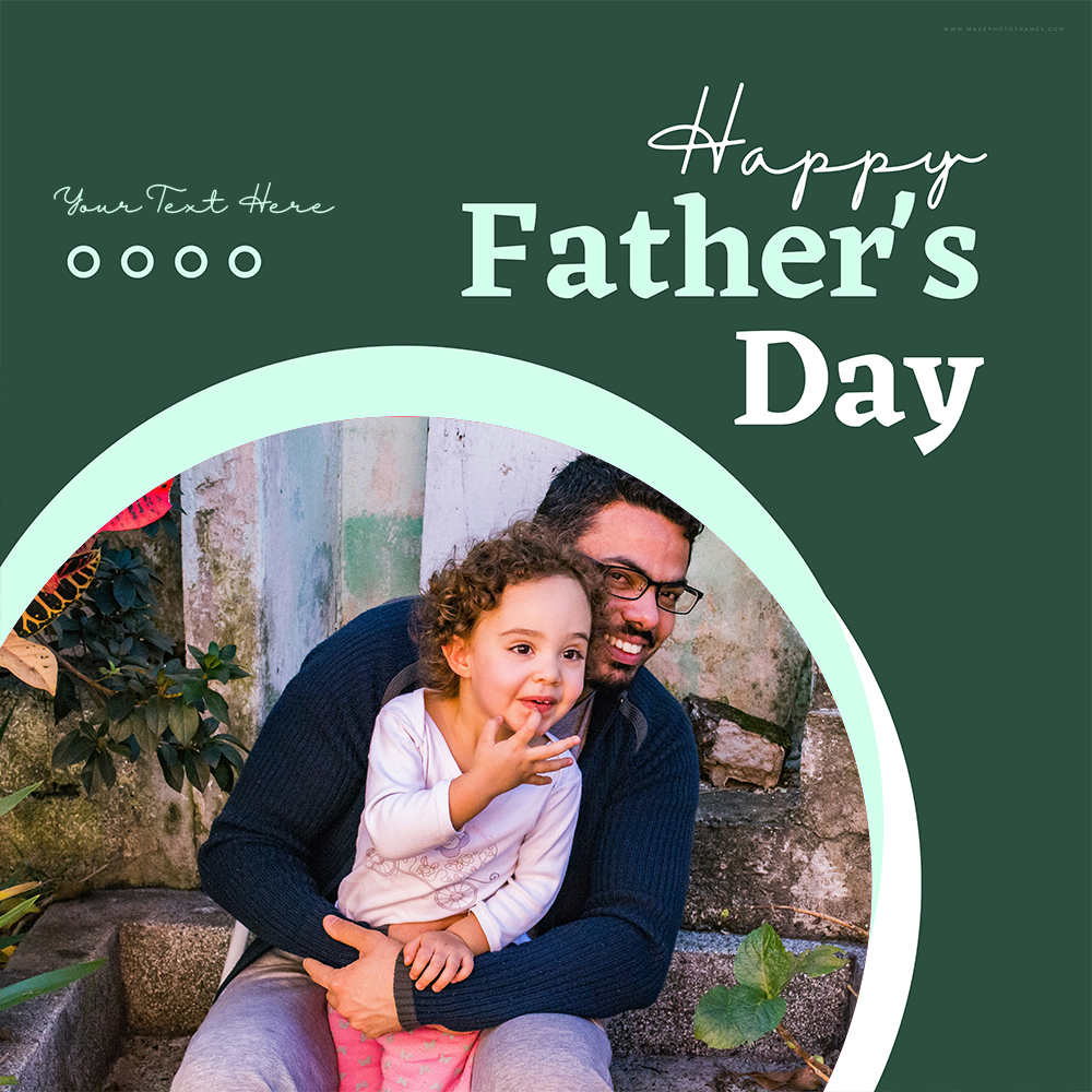 Free Printable Father's Day Cards Photo Frame With Name