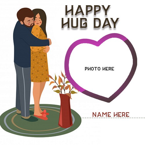12th February 2024 Hug Day Image With Name And Photo