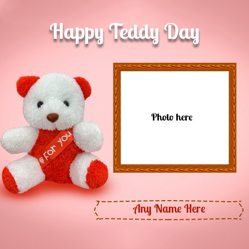 Teddy Day 2024 Photo With Name Edit