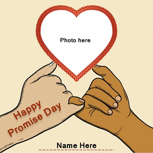 February 8 2024 Promise Day Photo With Name Edit
