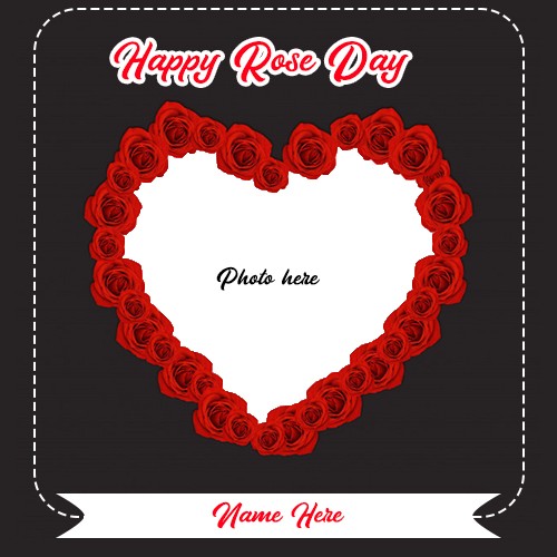 Happy Rose Day 2024 Photo With Name Edit