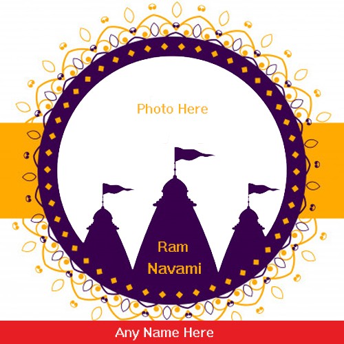 Make Name On Ram Navami 2024 Photo Editor Online
