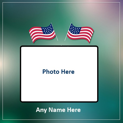 Flag Day 2024 Frame With Name