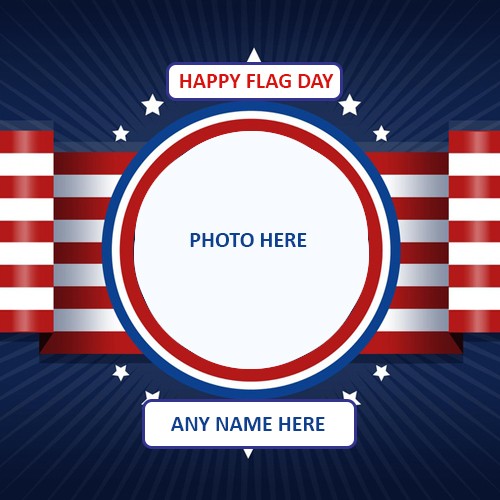 Happy Flag Day 2024 Photos With Name Editing