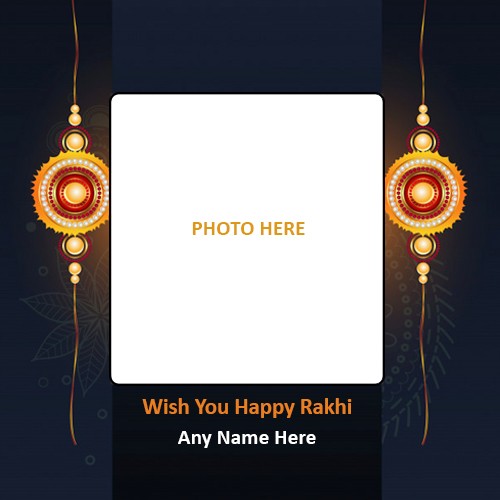 Happy Rakhi 2024 Photo Frame Editor With Name