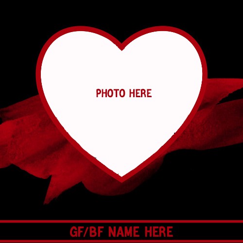 Love Photo Frame Online Editing