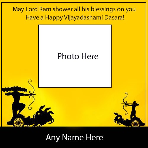 Happy Vijayadashami Dasara 2024 Greeting Cards With Name Generator