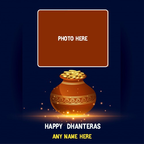 Happy Dhanteras 2024 Photo With My Name Editor