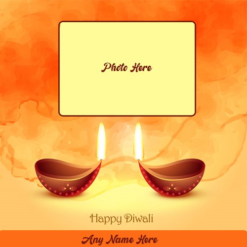 Make Name On Happy Deepavali/Diwali Photo Editing Online