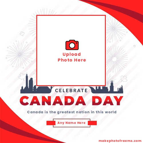 Canada Day 1 July 2024 Picture Frame For Facebook