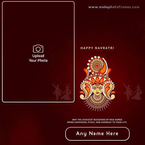 Navratri Durga Puja 2024 Festival Photo Frame Editor Online