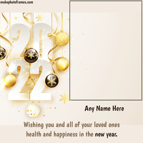 January 1 New Year's Day 2022 Wishes With Name And Photo