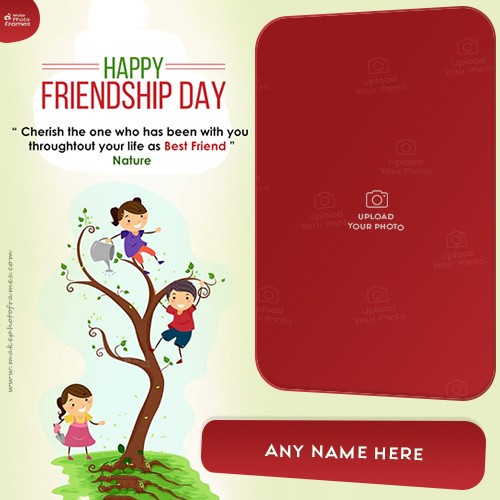 Friendship Day 2024 Card With Name And Photo