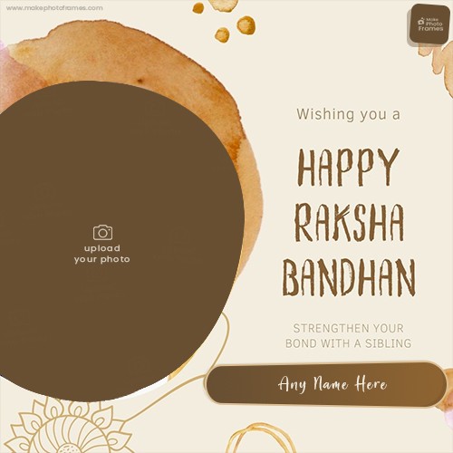 Wishing You Happy Raksha Bandhan 2024 Photo Frame Editor