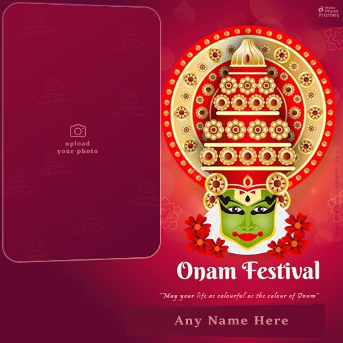 Onam Festival Wishes With Name And Photo