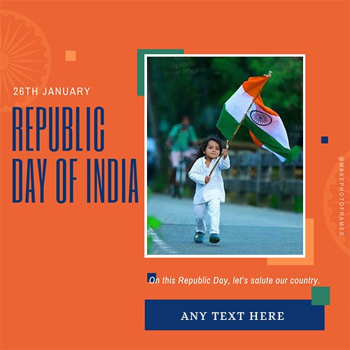Photo Frame 26 January 2024 Republic Day With Name
