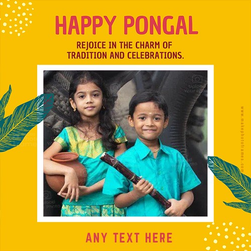 Happy Pongal 2024 Photo Editor Online