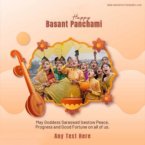 Free Vasant Panchami 2024 Photo Frame Editor Online