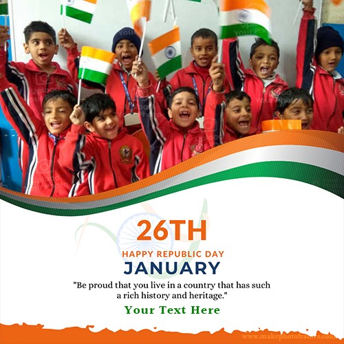 26th January 2025 Republic Day Photo Frame Editing Online Name