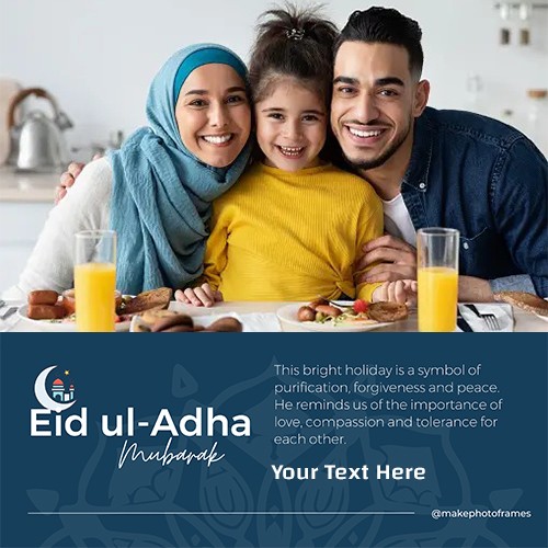 Eid Ul Adha Mubarak 2024 Edit Photo And Name Editing Online