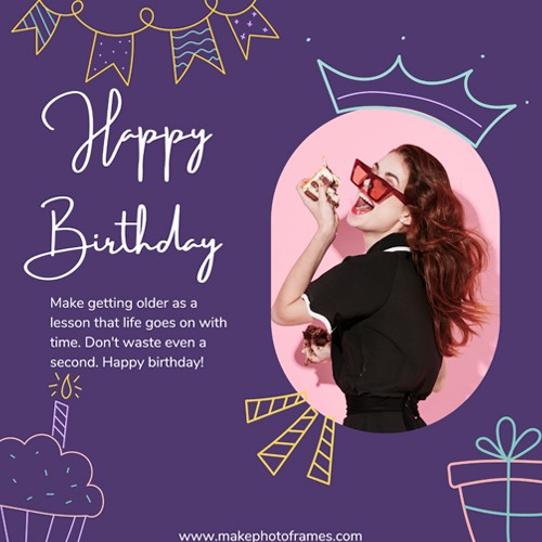 Birthday Frame Edit Online With Photo Free Download