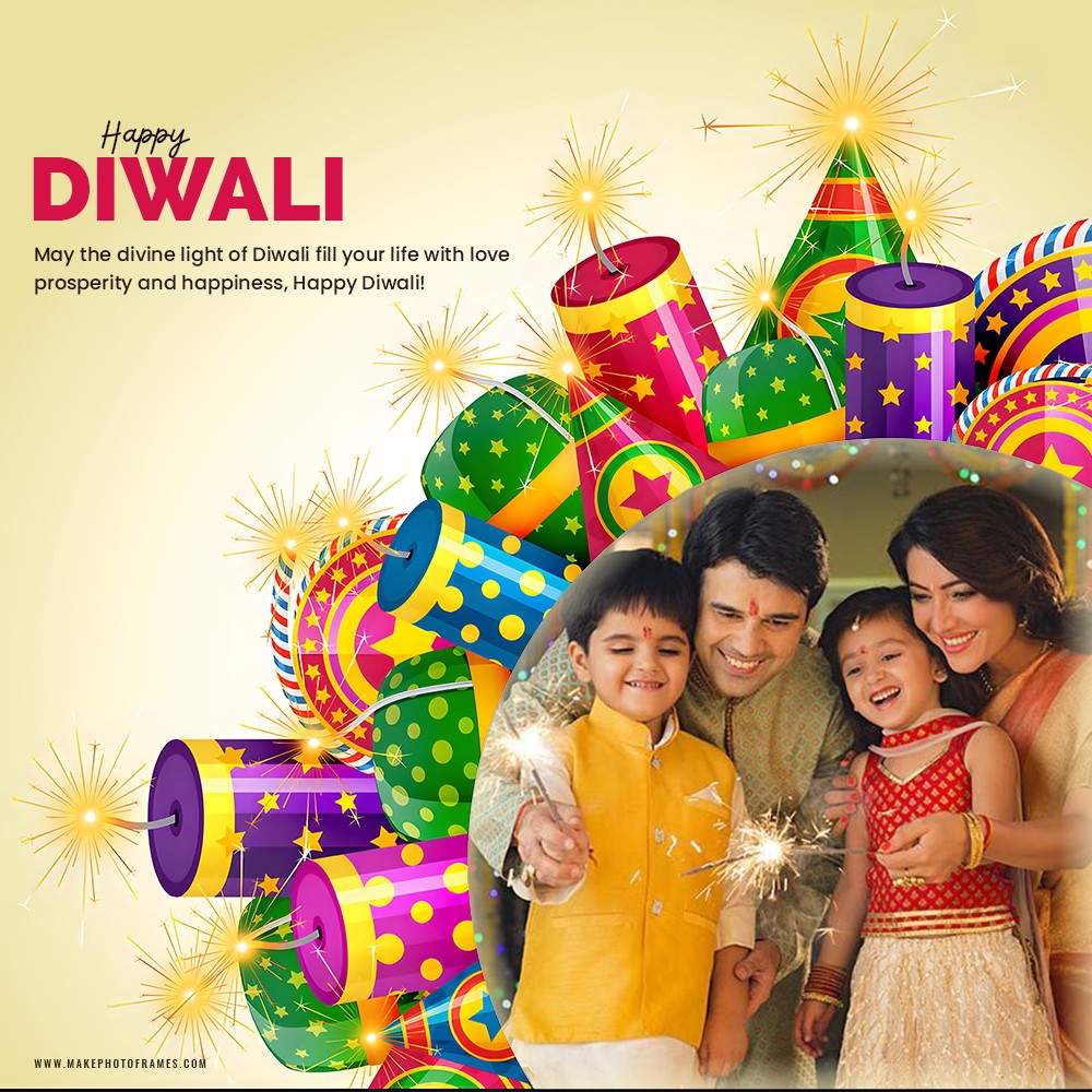 Shubh Diwali 2024 Photo Frame With Add Photo Editing Download