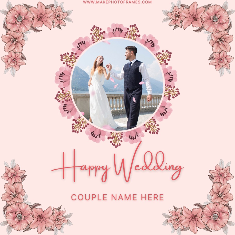 Online Indian Wedding Card Maker With Name And Photo