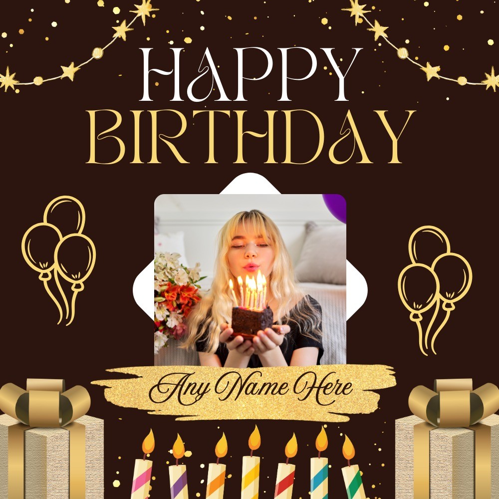 Make Name On Birthday Photo Frame Free Download