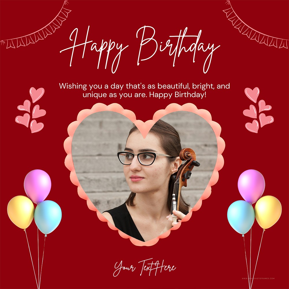 Happy Birthday Love Frame Images Download With Name