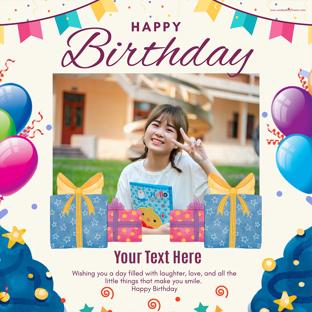 Birthday Frame For Photo Editing Free Download With Name