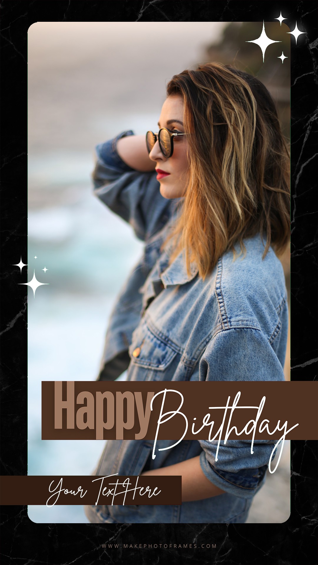 Happy Birthday Photo Frame Instagram Story With Name